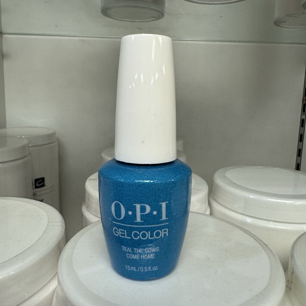 OPI‎ GelColor Soak-Off Gel Polish 0.5 oz GCB54A - Teal The Cows Come Home - NEW